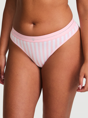 STRETCH COTTON ЛОГО ТРУСИКИ ТАНГА