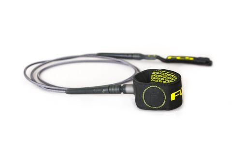 FCS 6' Freedom Leash Charcoal/Green