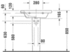 Duravit DuraStyle 2320650060 Раковина мебельная