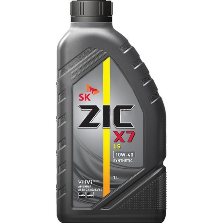 Моторное масло Zic X7 LS 10W40 синтетическое 1л