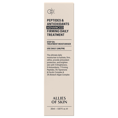 Усиленный укрепляющий пептидный крем с антиоксидантами, Allies Of Skin Peptides & Antioxidants Firming Daily Treatment 20мл