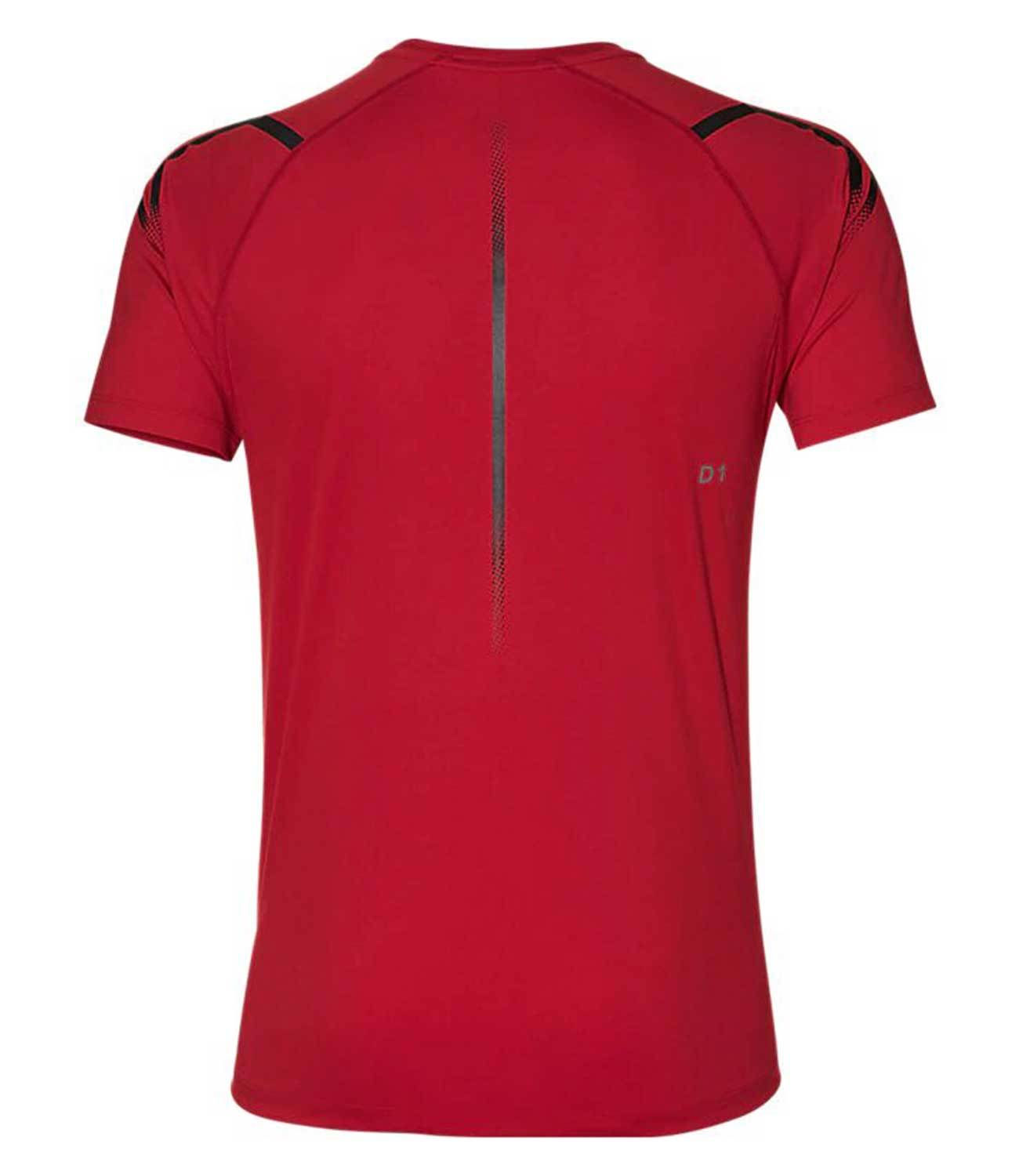 Asics Icon Ss Top футболка для бега мужская красная - 2