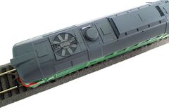 Стартовый набор Тепловоз M62 + 3 грузовых вагона, рельсы на подложке. СЖД/РЖД, Эпоха IV-VI