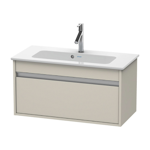 Duravit Ketho KT642309191 База под раковину 410x800x385, 1 выдв.ящик, цвет серо-коричневый