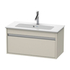 Duravit Ketho KT642309191 База под раковину 410x800x385, 1 выдв.ящик, цвет серо-коричневый