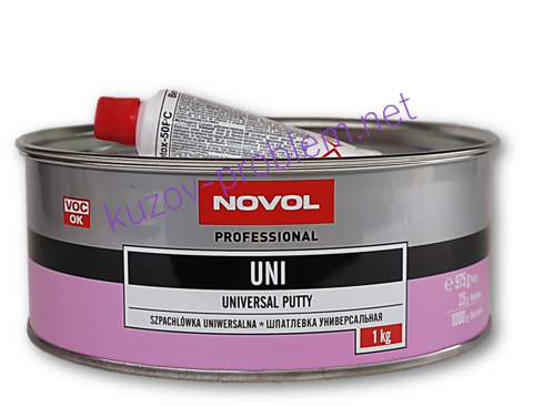 Шпатлевка Uni 1,0кг с отверд Новол 1103 Novol