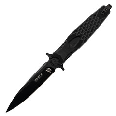 Фото Складной нож НОКС Кондор 2 Black, сталь D2, рукоять G10