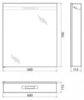 BelBagno SPC-1A-DL-BL-500 Зеркальный шкаф, цвет: белый