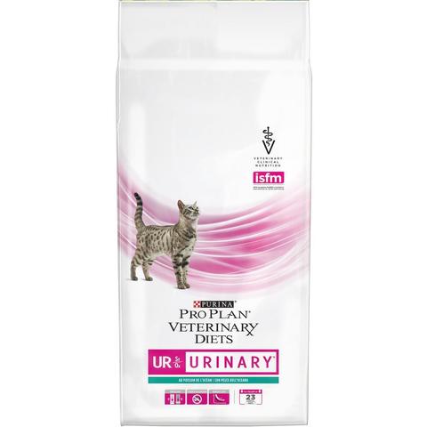 Purina Veterinary Diets UR сухой корм диета для кошек при мочекаменной болезни (океан. рыба) 350г
