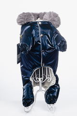 Royal Pet зимний костюм синий перламутр S/M