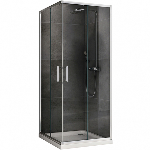 Abber Schwarzer Diamant AG020905 Душевой уголок, 90x90x190, цвет: хром