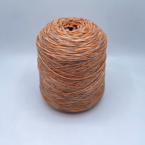 Авторская смотка (пр.Италия), 267м/100гр. Меринос/Нейлон , цвет-Морковный пирог, арт-33687