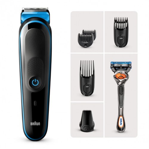 Триммер универсальный Braun MGK5245, 7-в-1 + Бритва Gillette