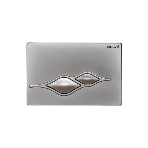 Creavit Ufo GP1002.00 Кнопка для инсталляции, цвет: серый