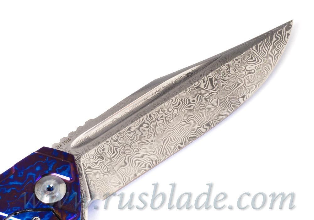 Cheburkov Full Custom Bear Damascus Timascus - фотография 