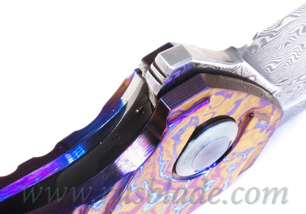 Cheburkov Full Custom Bear Damascus Timascus - фотография 