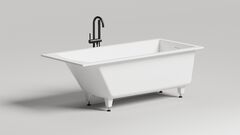 Salini Cascata 104513G Ванна встраиваемая 180х80, цвет: белый фото