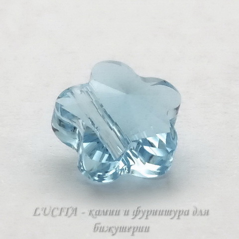 5744 Бусина в виде цветка Сваровски Aquamarine 8 мм