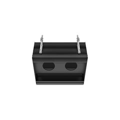 Gessi Binario 61123#299 Профиль линейный 460 мм., для 2 модулей, установка Easy-Fix, цвет Black XL фото