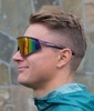 Спортивные профессиональные очки Noname Livigno rasberry - 4