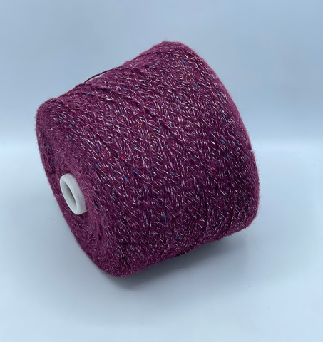 Luxury Selection by Ri.Go, Scozia, 300м. 40% Альпака, 18% Меринос, 30%Хлопок, 10%Полиамид, 2%люрекс, Смородина,мулине(133/569), 39535