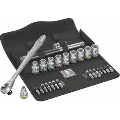 Набор с трещоткой, сдвижной квадрат, привод 1/2", метрический. WERA 05004077001