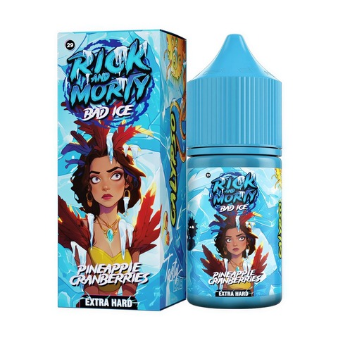Rick & Morty Bad Ice Salt 2% Extra HARD 30 ml - Ананас Клюква