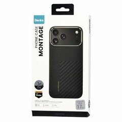 Накладка для i-Phone 17 Pro Benks Montage Kevlar Magsafe усиленный черный