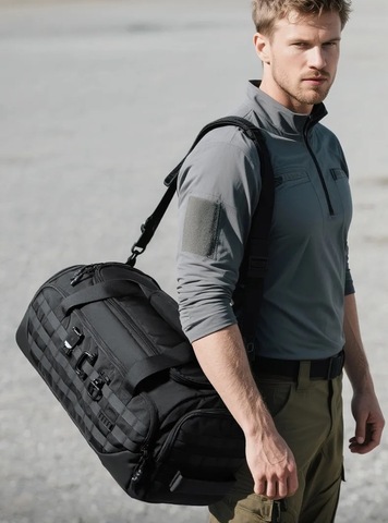 Картинка сумка спортивная Ozuko 9880 Black - 18