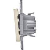 Выключатель двухклавишный - Legrand Inspiria - 10АХ 250В безвинтовые зажимы - слоновая кость — фото 5