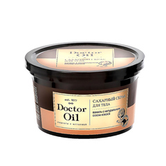 Скраб для тела сахарный Ваниль с натуральным соком кокоса ТМ Doctor Oil (Доктор Оил)