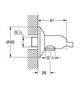 GROHE Sena 26333000 Шланговое подсоединение с держателем