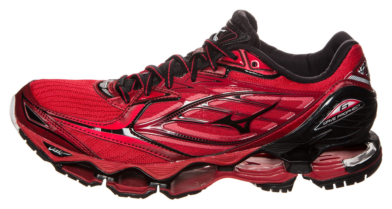 Кроссовки для бега мужские Mizuno Wave Prophecy 6 красные - 5