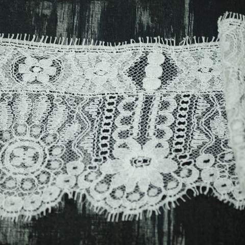Кружево RM Chantilly Cotton Blanc 13590.1