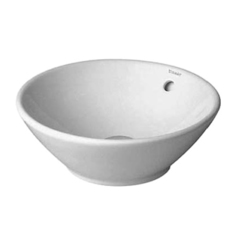 Duravit Bacino 325420000 Раковина круглая 42 cm с переливом, без отв под смеситель, вкл. крепление, цвет белый фото