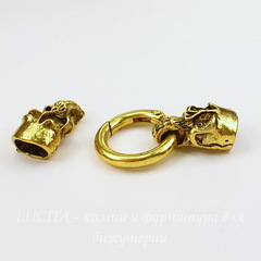 Замок для шнура 11х6 мм из 3х частей 