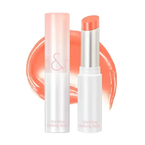 Тающий оттеночный бальзам для губ Rom&Nd Glasting Melting Balm 08 Coralia (тёплый коралловый)