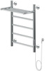Aquanet Mauro 282006 Полотенцесушитель электрический с полкой, цвет: хром