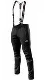 Утеплённый лыжный костюм 905 Victory Dynamic A2 Black-Red с лямками мужской