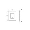 GROHE Skate Cosmopolitan 38845MF0 Клавиша смыва для унитаза
