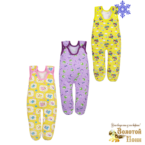 Полукомбинезон хлопок начес (68-86) 200304-А336