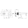 Ideal Standard Ceraplan BD244AA Настенный смеситель для умывальника