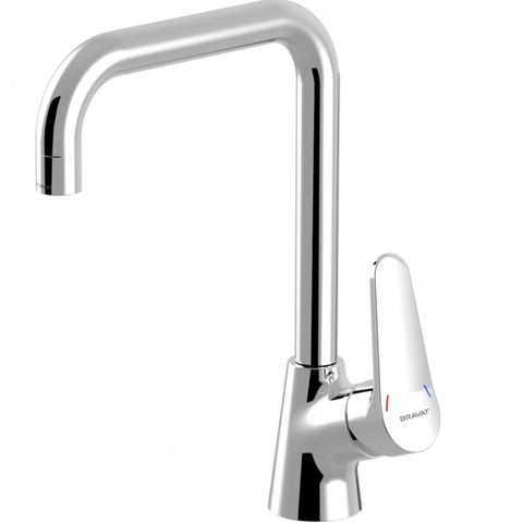 Bravat Eco F7111147C-1 Смеситель для кухни с U-образным изливом