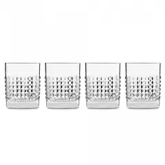 Набор из 4 стаканов для виски ELIXIR 380 мл LUIGI BORMIOLI Mixology арт. A12344G1002AA02
