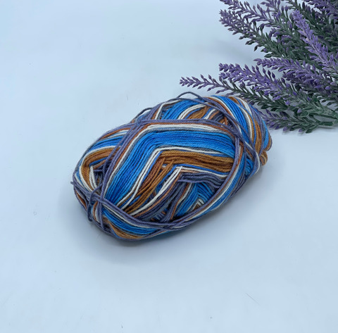 Stock Arcobaleno 300-500м/100 гр. 75% Меринос 25%Полиамид , Мультиколор, 40440