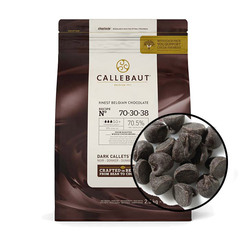 Шоколад Barry Callebaut 70,4% горький в галетах 100 гр