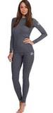Комплект термобелья из шерсти мериноса Norveg Soft Grey Melange женский