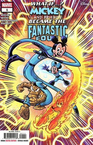 Marvel & Disney What If Mickey And Friends Became The Fantastic Four #1 (One Shot) (Cover A)
