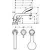 Hansgrohe Talis S 72416000 Смеситель на борт ванны