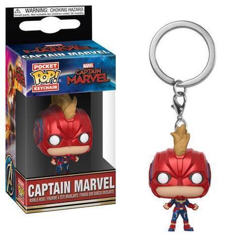 Брелок Funko POP! Marvel: Captain Marvel (Helmet)